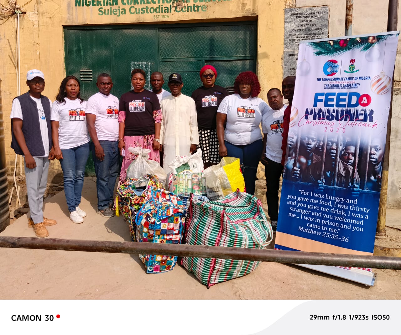 Feed a Prisoner Christmas outreach at Suleja custodial centre