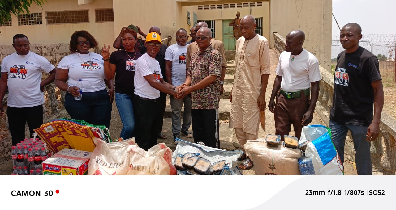 Feed a Prisoner outreach team delivering food and supplies to a custodial centre