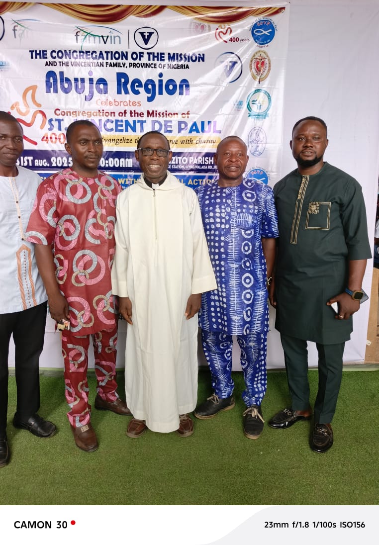 Vincentian leadership at the 400 years celebration in Abuja